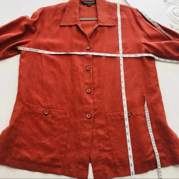 Tilley Endurables Jacket Cardigan Top Hemp/Poly - Picture 3 of 7